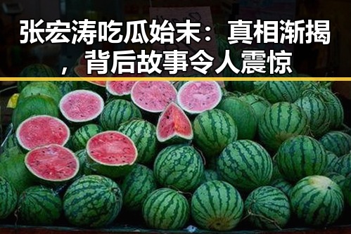 张宏涛吃瓜始末:真相渐揭,背后故事令人震惊